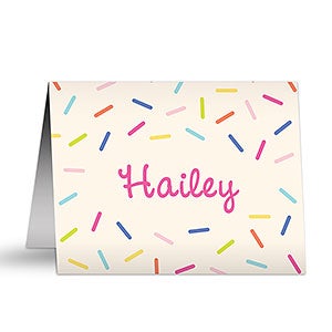 Sprinkles Personalized Note Cards - 24648