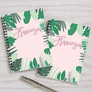 Palm Leaves Personalized Journals - Set of 2 - 24652