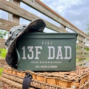 Five Star Dad Personalized 50 Cal Ammo Box