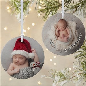 Baby Photo Memories Personalized Ornament - 2 Sided Matte - 24920-2L