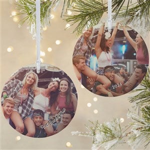 Vacation Photo Memories Personalized Ornament - 2 Sided Matte - 24921-2L