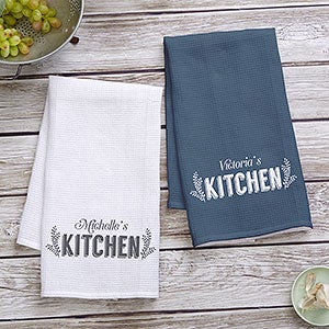 Welcome to the Shitshow Tea Towel, Dish Towel, Waffle Weave, Kitchen Towel,  Personalized Tea Towel, Housewarming gift, Custom Kitchen Towel