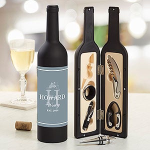 Family Winery Personalized Wine Accessory 5pc Kit - 24976