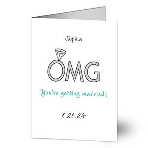 OMG Wedding philoSophies Greeting Card - 25174