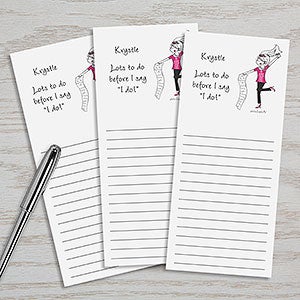 Lots to Do Before I Say I Do! Personalized Notepad Set Of 3 - 25196