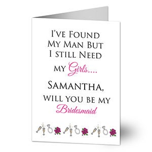 Will You Be Bridesmaid Greeting Card by philoSophies - 25200