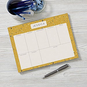 Terrazzo Personalized 8.5x11 Weekly Planner - 25231-S