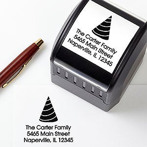 Party Time Self-Inking Address Stamp - 25255