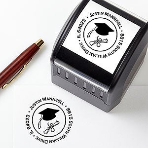 Graduation philoSophies® Self-Inking Address Stamp - 25268