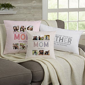 Personalized Mother's day pillow gifts for Mom - Custom photo - Unifury