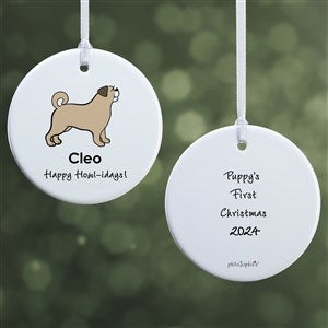 Puggle philoSophies® Personalized Ornament 2.85 Glossy - 2 Sided - 25469-2