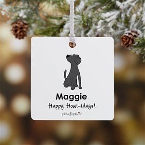 Labrador Personalized Dog Ornament - 1 Sided Metal - 25470-1M