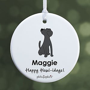 Labrador Personalized Dog Ornament - 1 Sided Glossy - 25470-1
