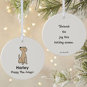 Labrador Personalized Dog Ornament - 2 Sided Matte - 25470-2L