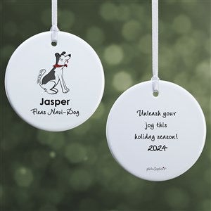 Husky philoSophies® Personalized Ornament 2.85 Glossy - 2 Sided - 25472-2