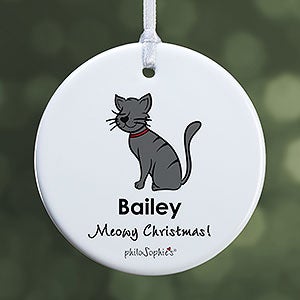 Cat philoSophies® Personalized Ornament 2.85 Glossy - 1 Sided - 25480-1