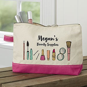 Source New Customized Designer Cosmetic Bags Professional Make Up