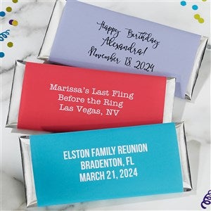 Expressions Personalized Candy Bar Wrappers - 25644