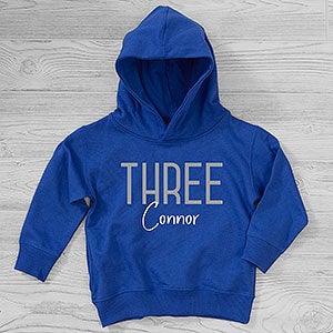 My Big Day Personalized Birthday Toddler Hooded Sweatshirt - 25713-CTHS