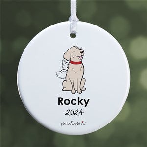 Golden Retriever Personalized Memorial Ornament - 1 Sided Glossy - 25778-1