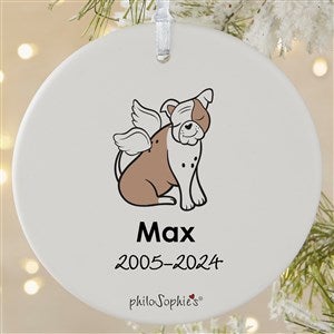Bulldog Personalized Memorial Ornament - 1 Sided Matte - 25781-1L