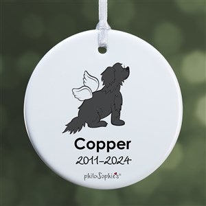 Newfoundland Personalized Memorial Ornament - 1 Sided Glossy - 25783-1