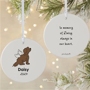 philoSophies® Newfoundland Personalized Memorial Ornament -3.75 Matte-2Sided - 25783-2L