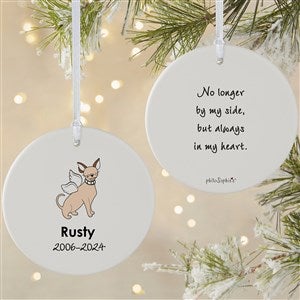 Chihuahua Personalized Memorial Ornament - 2 Sided Matte - 25787-2L