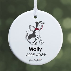 philoSophies® Husky Personalized Memorial Ornament- 2.85 Glossy- 1 Sided - 25788-1