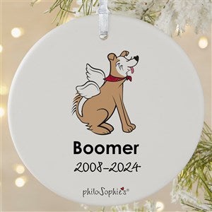 philoSophies® Husky Personalized Memorial Ornament- 3.75 Matte- 1 Sided - 25788-1L