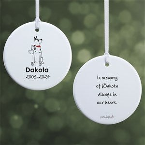 Great Dane Personalized Memorial Ornament - 2 Sided Glossy - 25793-2