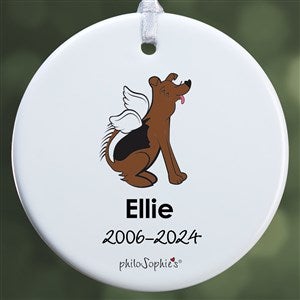 philoSophies® Shepherd Personalized Memorial Ornament- 2.85 Glossy- 1 Sided - 25798-1