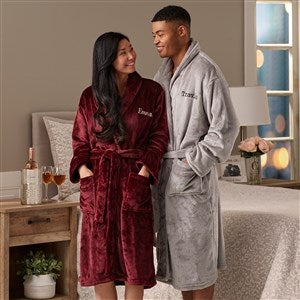 Personalized Luxury Fleece Robes For Him