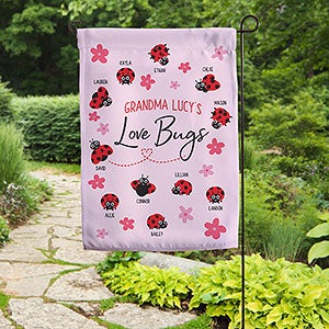 Love Bugs Personalized Garden Flag - 25887
