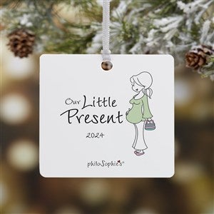 philoSophies® Ready To Pop Personalized Square Photo Ornament- 2.75 Metal - 1 - 25986-1M