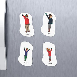 philoSophies® Winter Character Collection Personalized Magnets - 26079