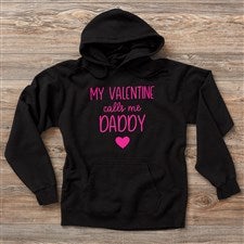 My Valentine Personalized Mens Comfort Wash Hoodie - 26083-CWHS