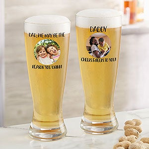 Photo Message For Him Personalized 23oz. Pilsner Glass - 26103-P