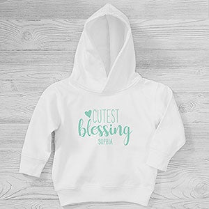 Little Blessing Personalized Toddler Hooded Sweatshirt - 26133-CTHS