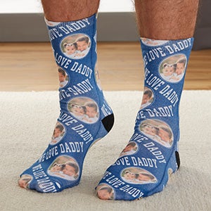 For Him Personalized Photo Adult Socks - 26139