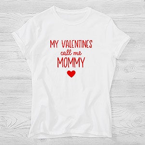 My Valentine Personalized Hanes® Ladies Fitted Tee - 26140-FT