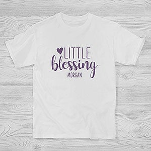 Little Blessing Personalized Hanes® Youth T-Shirt - 26145-YCT