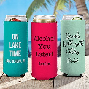 Expressions Write Your Own Personalized Slim Can Holder - 26220