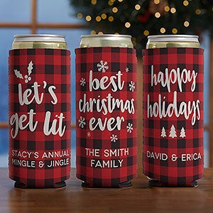 Personalized Up to Snow Good Can Coolie or Koozies®