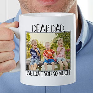 Love Photo Collage Personalized 30 oz. Oversized Coffee Mug For Him - 26352
