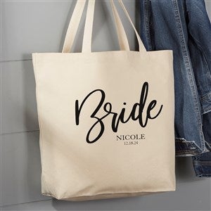 Classic Elegance Bridal Party Personalized 20x15 Tote Bag - 26375