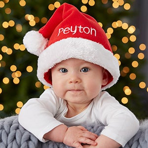 Baby in cheap santa hat