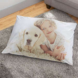 Custom Photo Personalized Dog Bed - Large 30x40 - 26523-L