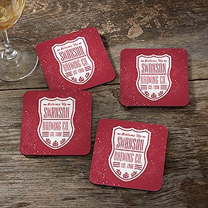 Beer Label Personalized Coaster - 26527