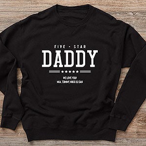 Five Star Dad Personalized Adult Hanes® ComfortWash™ Sweatshirt - 26599-CWS